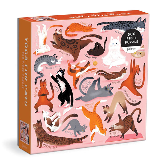 Puzzle Yoga for Cats, 500 pcs.